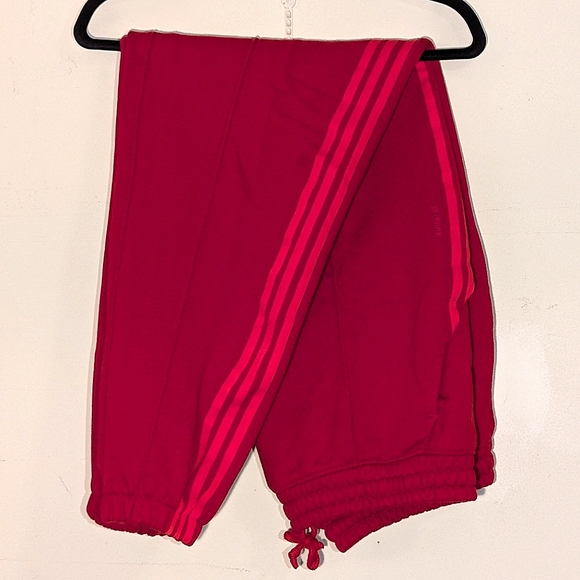 adidas x Ivy Park French Terry Unisex Sweatpants - Intense Red - Picture 5 of 7